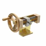 Microcosm OKMO Mini Handle Brass Wheel Accessories P66 Parts For Engine