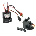 XLH Xinlehong Toys 9125 1/10 RC Car Upgraded 60A ESC Speed Controller 3 Wires Steering Servo Vehicles Models Parts Accessories 25-ZJ07A 25-ZJ04N