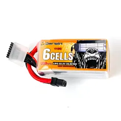 DarwinFPV 22.2V 1300mAh 110C 6S LiPo Battery XT60 Plug for CineApe35 4S