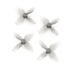 2 Pairs HQProp Micro Whoop Prop 40mmx4 40mm 4-Blade Propeller 1.0mm Shaft for TinyWhoop RC Drone FPV Racing