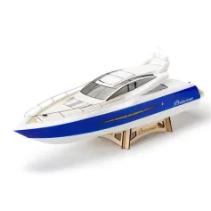 TFL 1105 Princess 960mm 2.4G Casco de Fibra de Vidro Barco Elétrico Rc 120A ESC sem Servo Transmissor Carregador de Bateria
