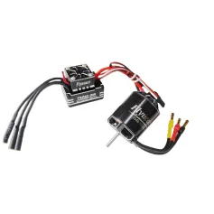 Motor sem escova FLYUEACE 3548 1200KV 80A ESC Combo para modelos de veículos RC de caminhão de escalada Rock Crawler 1/10, peças atualizadas