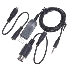 Cabo simulador USB Flysky SM100 para transmissor Flysky FS-i6 FS-i4 FS-TH9X FS-T6 FS-T4B avião RC helicóptero