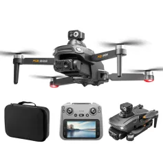 PJC RG800 MAX GPS 5G Ripetitore FPV digitale con schermo LCD da 5,9 pollici Controller 1080P HD Doppia telecamera Servo Gimbal 360° Evitamento ostacoli Brushless Pieghevole RC Drone Quadcopter RT