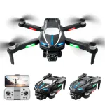 WLRC M2 ثلاث كاميرات WiFi FPV مع HD 3 عدسة تعديل كهربائي 360 درجة تجنب العوائق تحديد المواقع التدفق البصري LED أضواء سباق الخيل بدون فرش قابلة للطي RC بدون طيار كوادكوبتر RTF