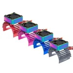 Upgraded Metal Motor Cooling Fan Heatsink Radiator for 380 540 550 3650 Brushed Brushless Engine RC Cars Vehicles Models Spare Parts