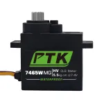 PTK 7465W MG 25T Aluminum Gear 180° 9g Digital Waterproof RC Servo for Robot Fixed Wing Car and Aircraft Model
