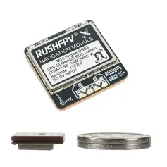RUSHFPV GNSS PRO UBX NMEA M10 デュアルプロトコル GPS モジュール 内蔵セラミックアンテナ 5883 コンパス RC 飛行機 車 FPV レーシング ドローン用