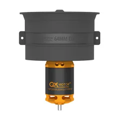 QX-Motor 64mm 12-Blade Ducted Fan EDF Unit CW/CCW With QF2822 2100KV 2300KV 3300KV 4300KV Brushless Motor For RC Airplane Jet