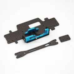Piastra inferiore del secondo piano in fibra di carbonio migliorata per Wltoys 284161 284010 284131 K989 K979 K999 1/28 RC Car Vehicle Parts