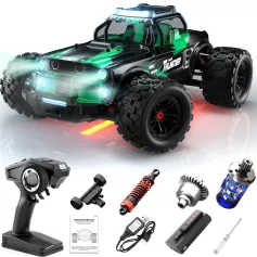 SMRC 1213 PRO RTR 1/14 2.4G 4WD 55km/h Fırçasız RC Araba Tam Orantılı LED Işık Araç Modelleri Metal Diferansiyel Tahrik Mili Dişliler Oyuncaklar