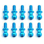 10PCS Metal Pull Rods Shocks Ball Head M3 for TAMIYA TT01 TT02 D5 1/10 RC Car On-Road Vehicles Models Toys Spare Parts 53640