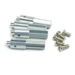 LDR/C LDP06 1/12 Unimog RC Car Spare Metal Hex Axle Shaft L0052 Vehicles Models Parts Accessories