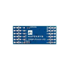 Conversor Matek CRSF-PWM-V10 CRSF para PWM com variômetro, saída PWM de 10 canais para protocolo TBS CRSF, receptor de 2,4 GHz, 915 MHz, 868 MHz e 433 MHz