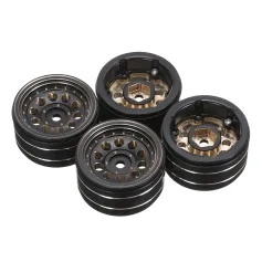 4PCS UDIRC UCX2405 UCX2405 PRO 1/24 RC Car Upgraded Parts Metal Wheel Rims UCX24-P088A/B Vehicles Models Spare Accessories