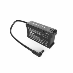 Eachine 7.4V 18650 Li-ion Cell Battery Case DC 5.5mmx2.1mm with Integrated USB Charger for EV200D EV300D EV300O DJI Fatshark Skyzone FPV Goggles