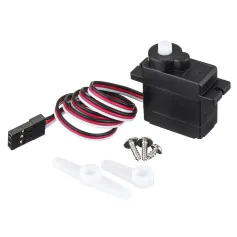 VolantexRC 9g Plastic Gear Analog Servo With 350mm DuPont Cable For 742-3-Rudder 759-1-Tail 759-2-Tail 759-3-Tail 757-9-Tail 747-8-Fuselage 742-7-Fuselage RC Airplane Spare Part