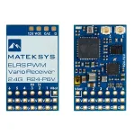 Mateksys R24-P6V ExpressLRS ELRS 2.4GHz 6CH PWM Vario Receiver Dual Antenna for RC Drone Airplane
