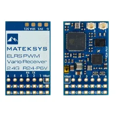 Mateksys R24-P6V ExpressLRS ELRS 2.4GHz 6CH PWM Vario Receiver Dual Antenna for RC Drone Airplane
