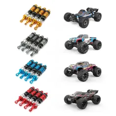 4pcs Metal Upgraded Oil Shock Absorber For MJX 16207 16208 16209 16210 H6 RC Car Parts