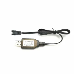 SG Pinecone Forset 1612 WPL WP14 1/16 RC Peças para carro Carregador USB Cabo de carregamento 7,4 V 1612-055 Modelos de veículos Acessórios de reposição
