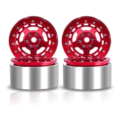 4PCS 2.2 Inch Wheel Hub Climbing RC Car Spare Parts for 1/10 TRX4 SCX10 Axail Easy Control 4102 D90 Vehicle Models Parts