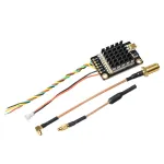 Eachine TX805S 5.8GHz 40CH 25-500-1000-1600mW AV FPV Transmitter VTX LED Display With Mic Heatsink Support OSD/Pitmode/Smart Audio for RC Drone Airplane Long Rang