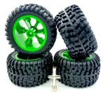 4PCS opgegradeerde bande wiele vellings vir wltoys 104001 1/10 RC motorvoertuie model onderdele