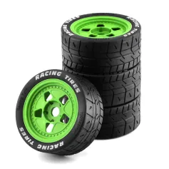 4PCS Off Road Tires Wheel 17mm Hex Hubs for 1/7 RC Racing Car Arrma Infraction Felony ZD KM RC Car Parts