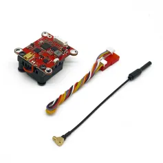 EWRF 5.8GHz 48CH 2W 30mm * 30mm FPV Transmetè VTX Modil Ultra-wo pouvwa 2000MW bati-an sipò mikwofòn OSD pou fiks zèl Drone Long Rang