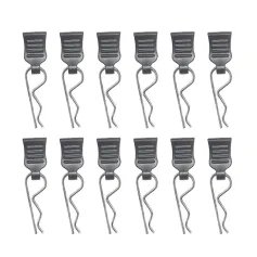 12PCS/20PCS/30PCS Bahagian Kereta RC Klip Cangkang Badan Gesper untuk 1/20 1/24 Model Kenderaan Aksesori Universal Ganti
