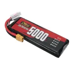 ZOP Power 2S 7.4V 5000mAh 100C 37Wh LiPo Battery XT60 Plug for RC Car Airplane Helicopter