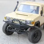 QY3D Upgraded Simulation Front Bumper Protector for TOYOTA Land Cruiser LC79 MNRC MN82 1/12 RC Car Vehicles Models Parts
