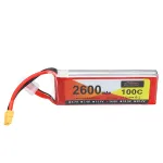 ZOP Power 14.8V 2600mAh 100C 4S LiPo Battery XT60 Plug for RC Drone