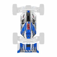 2 peças Wltoys 144011 RC Car Original Azul Car Shell 2829 Veículos Modelos Peças