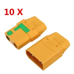 10 ADET Amass Kıvılcım Önleyici Kıvılcım Geçirmez Konnektör Fişi XT90-S Pil RC Drone FPV Yarış Çoklu Rotor İçin