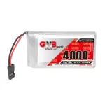 GAONENG 3.7V 4000mAh 5C 1S LiPo Battery JR Plug for Sanwa M17 Transmitter Receiver