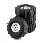 4Pcs 138mm 1/7/8 Desert Short Course Truck Sand Tire 17mm Wheel Hex for ARRMA Mojave UDR DF7 FS Off-road RC Car Parts