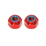 2PCS Upgrade Parts Accessories 12mm Aluminum Alloy Front Wheel Bearing Hexagonal Connector for TAMIYA DT03 1/10 RC Car Parts