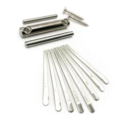 Muspor 8 teclas piano de polegar kalimba ponte sela 8 teclas conjunto faça você mesmo peças de reposição acessórios para guitarra ferramenta luthier