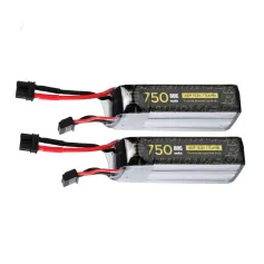 Flywoo Explorer 15.2V 750mAh 80C 4S HV 80C Lipoバッテリー XT30プラグ 2個