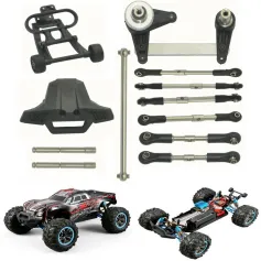 XLF F22A 1/10 Brushless RC Haste de ligação de direção/servo/balancim/eixo de transmissão principal Peças de modelo de veículos automotivos