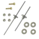 LDR/C LDP06 1/12 Unimog RC Car Spare Metal Full Gear Set of Front Rear Portal Axle L0063 Vehicles Models Parts Accessories