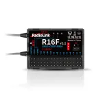 يدعم جهاز استقبال RadioLink R16F 2.4 جيجا هرتز 16CH أجهزة الراديو SBUS CRSF PWM لأجهزة الراديو T16D / T12D / T8FB / T8S / RC8X / RC6GS V3 / RC4GS V3