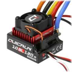 Hobbywing QUICRUN 10BL120 Sensored 120A 2-3S Lipo Speed Brushless ESC For 1/10 1/12 RC Car Parts