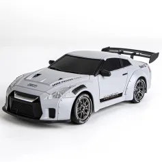 WH S815 1/24 2.4G 4WD Drift RC Machin Mini ras ki ap dirije limyè radyo kontwòl radyo segondè-vitès motè sou-wout kous modèl machin ti gason deyò Jwèt