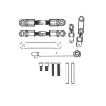 MJX 14210 1/14 RC Car Spare Parts 14430C Steering Drive Assembly