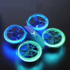 ZLL SG500 PRO / MAX Mini WiFi FPV Modalità senza testa Protezione del cerchio di rollio a 360° LED colorati Regali per bambini 2.4G 4CH 6 assi RC Drone Quadcopter RT