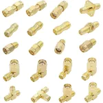 20 SZTUK Złącze SMA Typ Adapter SMA Złącze SMA 90 stopni SMA do RP SMA Wtyczka SMA Łącznik SMA do anten FPV