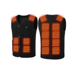 TENGOO HV-16T Heating Vest 16 Heating Areas Teddy Fleece Wram Comfortable Vest Self Heating Vest Usb Electric Thermal Vest Jacket
